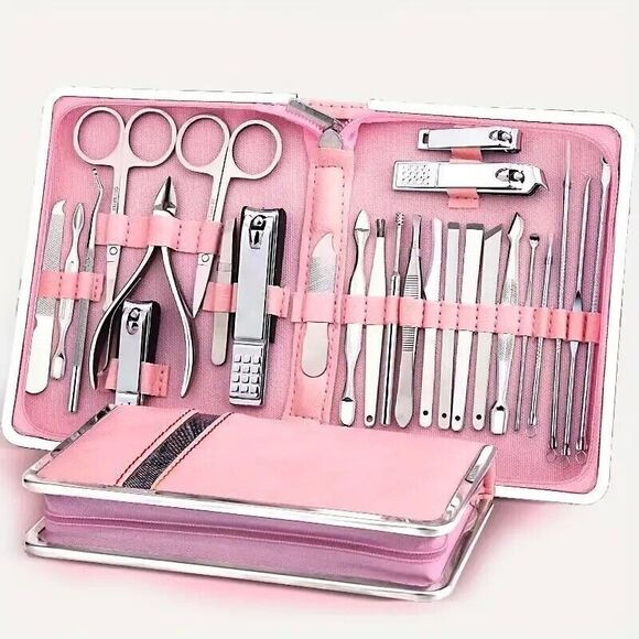 Manicure Pedicure Tools Kits - 26 Piece Manicure Set Professional Travel Size NE - Picture 1 of 3